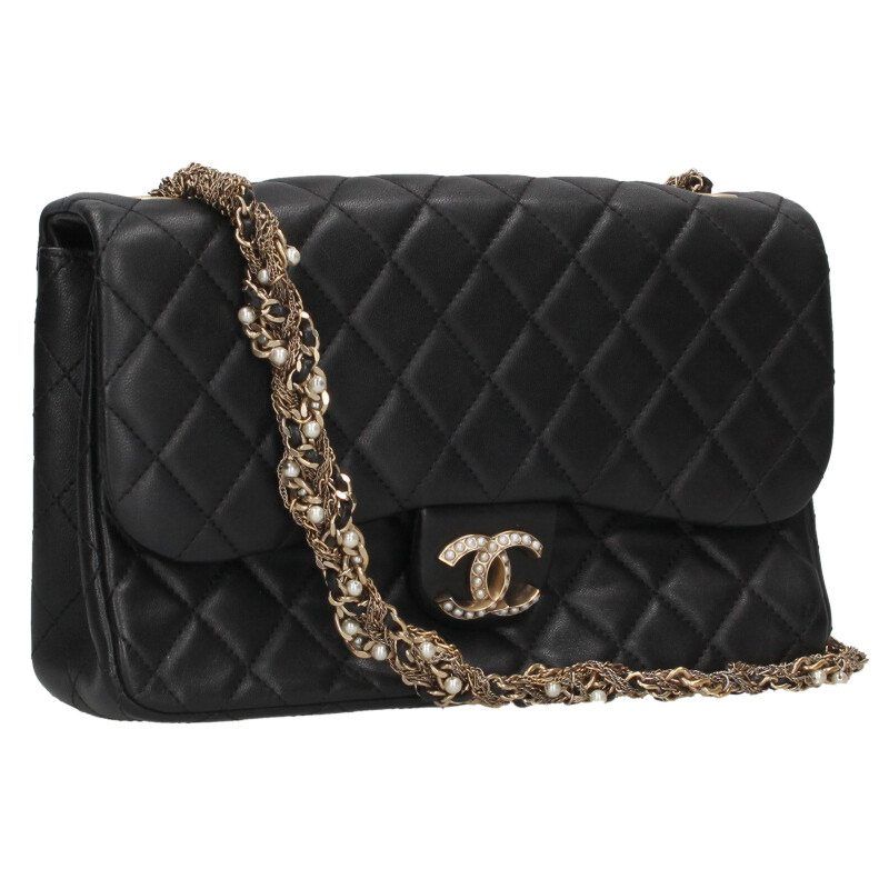 Chanel Westminster Matelasse Lambskin Faux Pearl Chain Shoulder Bag Women