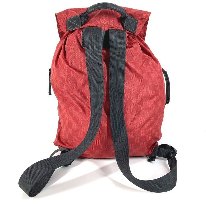 Louis Vuitton Backpack Sac Light Pack Nylon Red