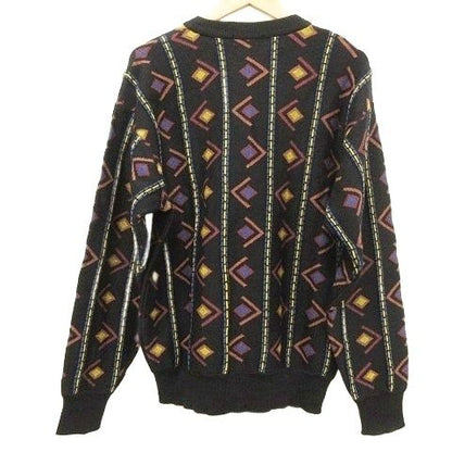 Yves Saint Laurent YVES Saint Laurent Vintage All-pattern Jacquard Knit Sweater
