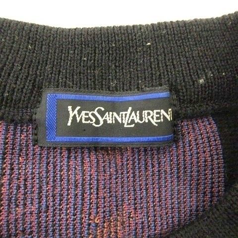 Yves Saint Laurent YVES Saint Laurent Vintage All-pattern Jacquard Knit Sweater