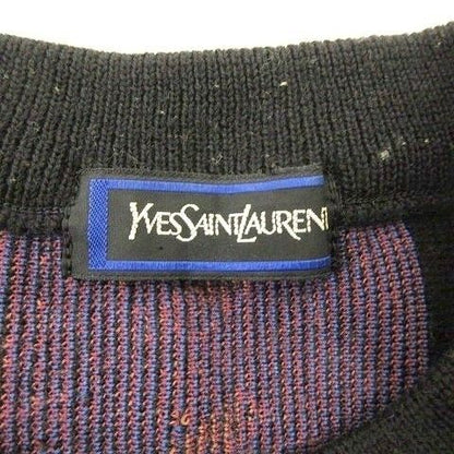 Yves Saint Laurent YVES Saint Laurent Vintage All-pattern Jacquard Knit Sweater