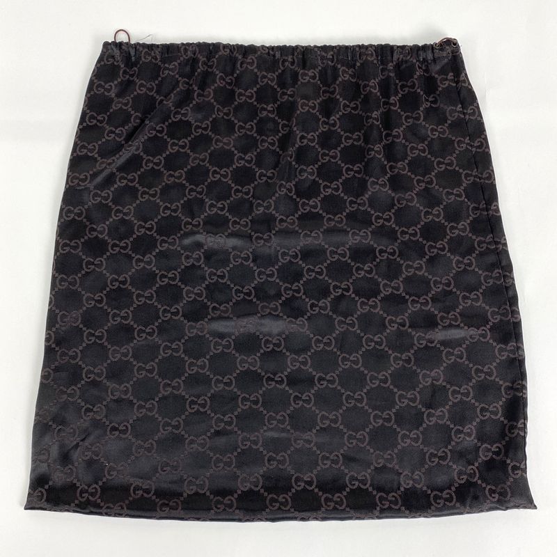 Gucci Logo Handbag Bamboo Studded Flower Handbag Leather Brown 123259 Women