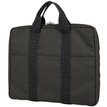 Hermes Her Line Business Bag Briefcase Handbag Business Bag Canvas Gray Men's