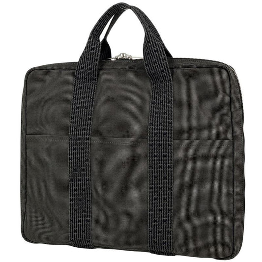 Hermes Her Line Business Bag Briefcase Handbag Business Bag Canvas Gray Men's