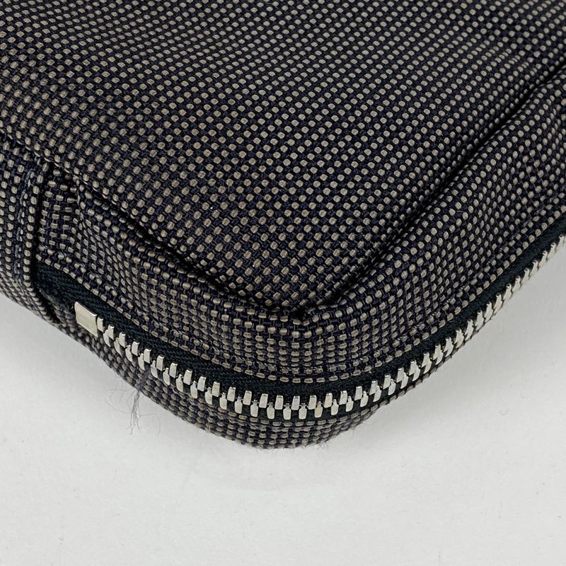 Hermes Her Line Business Bag Briefcase Handbag Business Bag Canvas Gray Men's