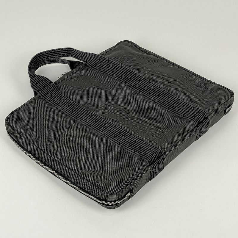 Hermes Her Line Business Bag Briefcase Handbag Business Bag Canvas Gray Men's