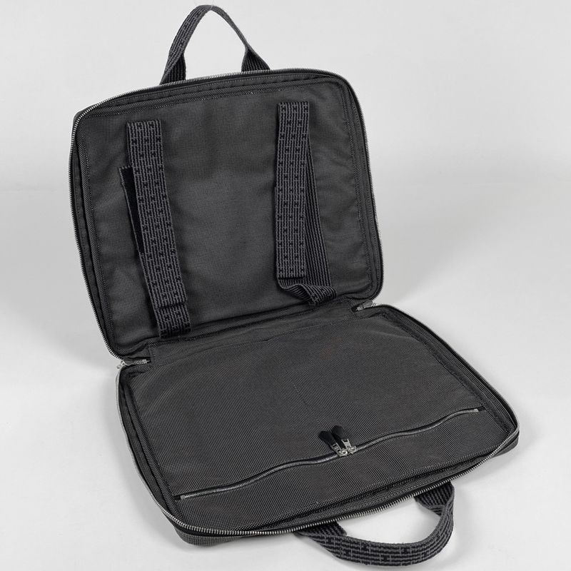 Hermes Her Line Business Bag Briefcase Handbag Business Bag Canvas Gray Men's