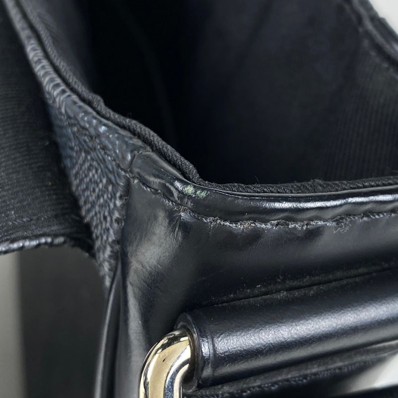 Louis Vuitton District PM NM Crossbody Shoulder Bag Damier Graphite Noir Black