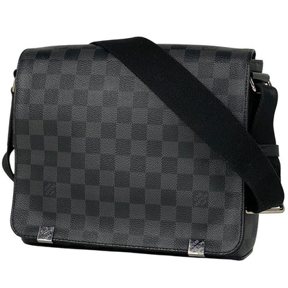 Louis Vuitton District PM NM Crossbody Shoulder Bag Damier Graphite Noir Black