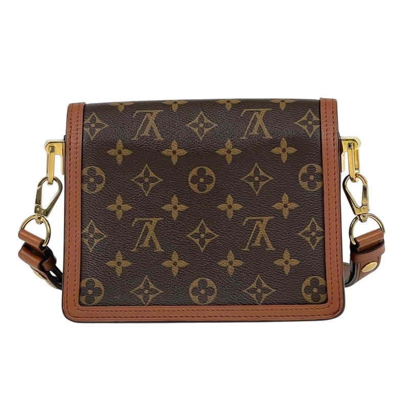 Louis Vuitton Dauphine MINI Shoulder Crossbody Shoulder Bag Monogram Brown