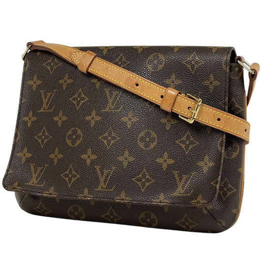 Louis Vuitton Musette Tango Short Shoulder Bag Monogram Brown M51257 Women
