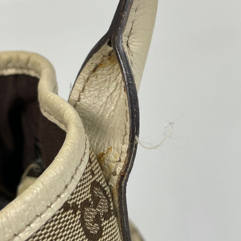 Gucci Princi Tote Bag Ribbon Shoulder Bag Sherry Line Web Tote Bag GG Canvas