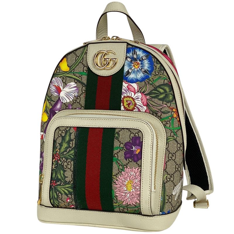 Gucci Ophidia GG Flora Backpack Sac Daypack Backpack Sherry Line Web Backpack