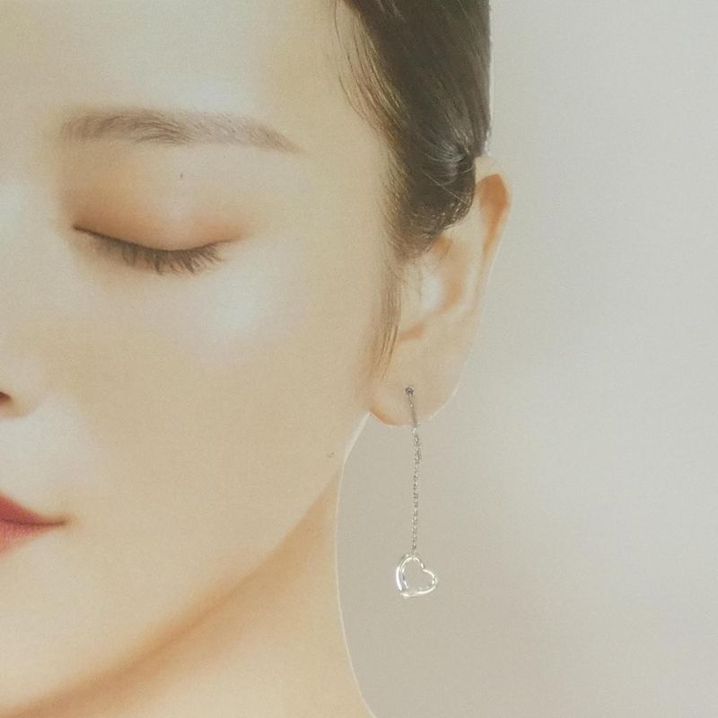 Tiffany & Co Open Heart Drop Earrings