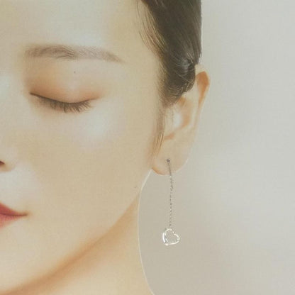 Tiffany & Co Open Heart Drop Earrings