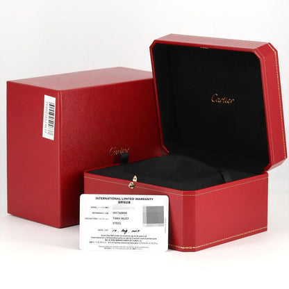 Cartier Tank Must LM Wsta0059 SS Solar Quartz