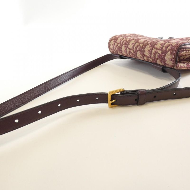 Christian Dior Oblique Saddle BELT BAG S5619ctzq Waist Bag