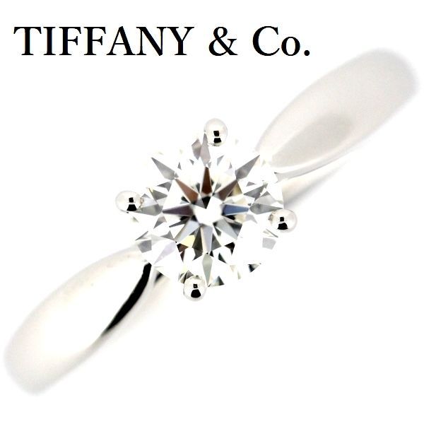Tiffany & Co Harmony 070ct Diamond Ring I-vvs2-3ex Pt950