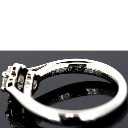 Chanel Camellia Collection Diamond 026ct D-vvs1-3ex Ring Pt950 45
