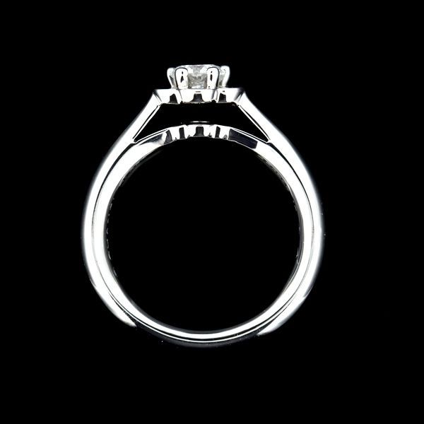 Chanel Camellia Collection Diamond 026ct D-vvs1-3ex Ring Pt950 45