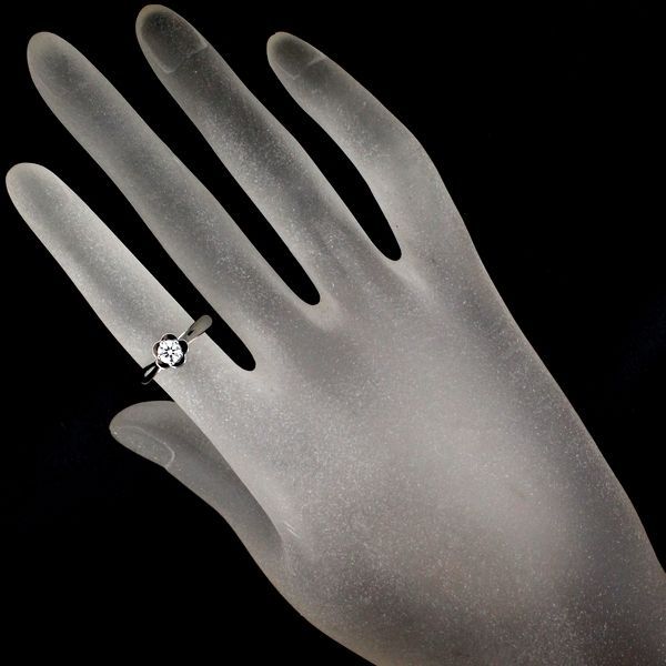 Chanel Camellia Collection Diamond 026ct D-vvs1-3ex Ring Pt950 45