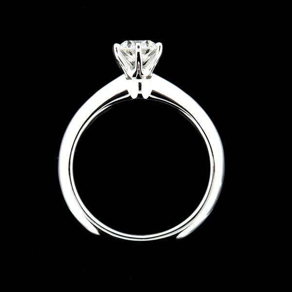 Tiffany & Co Solitaire 045ct Diamond Ring H-vs1-3ex Pt950
