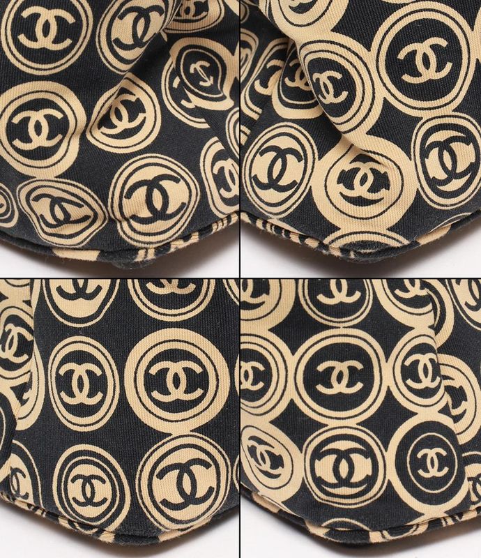 Chanel Handbag Cotton Jersey Coco Mark Women's Chanel