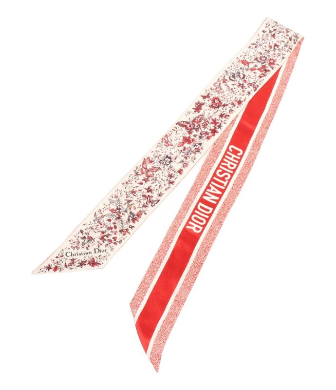 Christian Dior Scarf 100% Silk Mitzah Women's Christian Dior