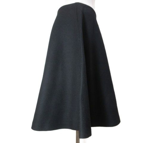 Prada 2013 Flared Skirt Knee Length Wool Size M Equivalent 40 170 66A Black X