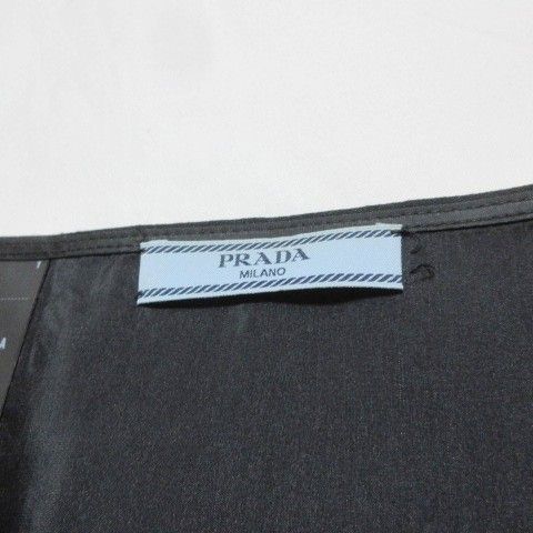 Prada 2014 Skirt Knee Length Trapeze Size S Equivalent 36 165 62A Black X
