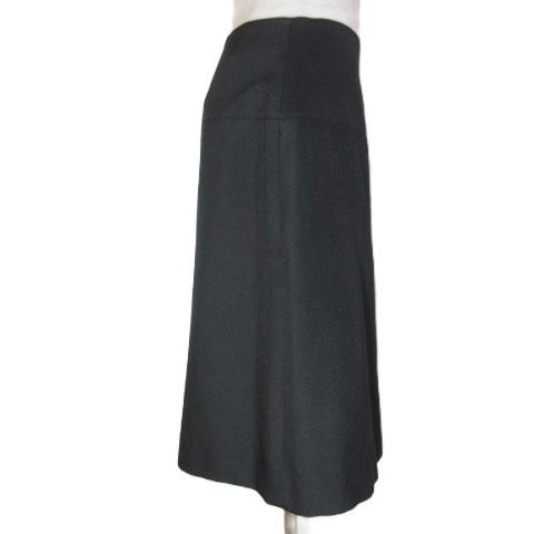 Prada 2014 Skirt Knee Length Trapeze Size S Equivalent 36 165 62A Black X