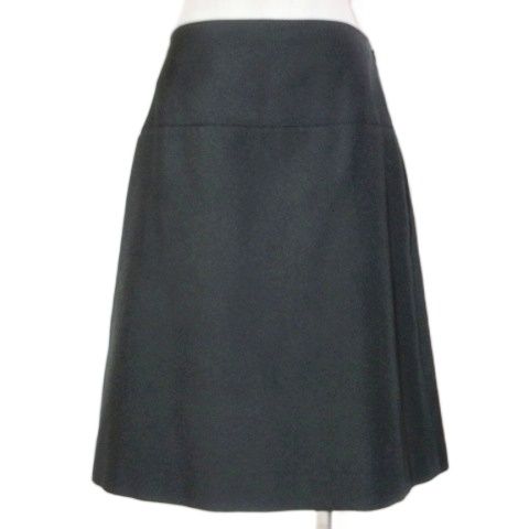 Prada 2014 Skirt Knee Length Trapeze Size S Equivalent 36 165 62A Black X
