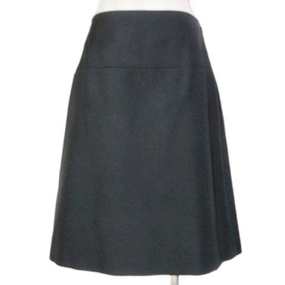 Prada 2014 Skirt Knee Length Trapeze Size S Equivalent 36 165 62A Black X
