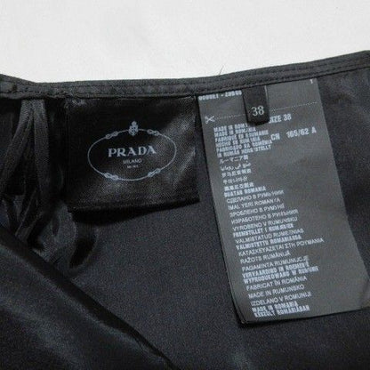 Prada 2014 Skirt Knee Length Trapeze Size S Equivalent 36 165 62A Black X