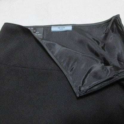 Prada 2014 Skirt Knee Length Trapeze Size S Equivalent 36 165 62A Black X