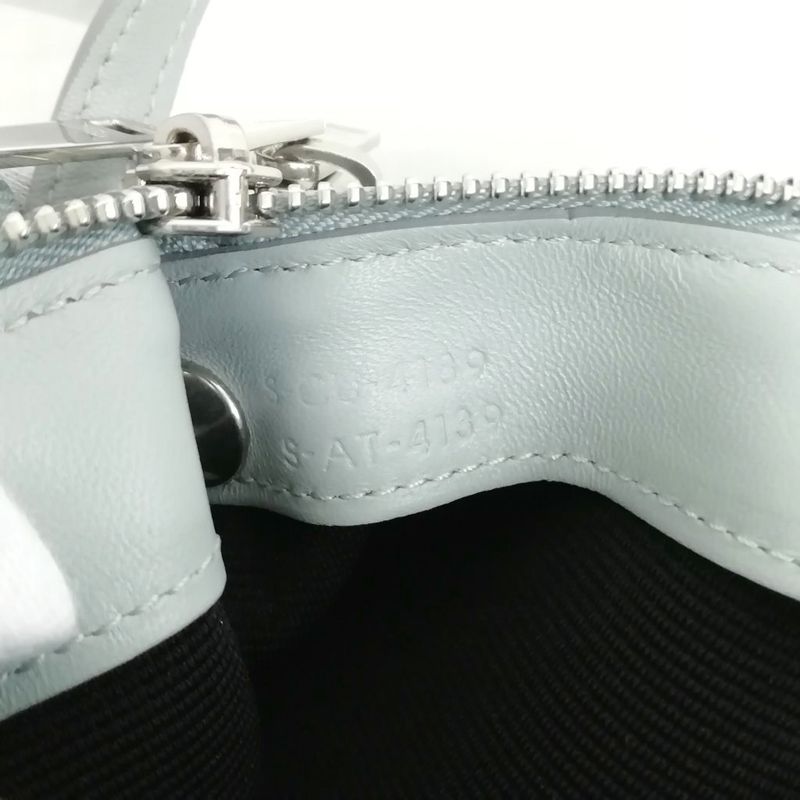 Celine Torio Trio Small Shoulder Bag In Blue-gray