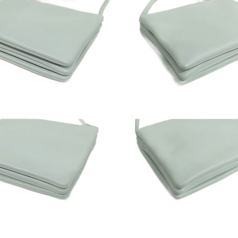 Celine Torio Trio Small Shoulder Bag In Blue-gray