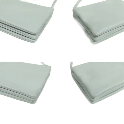 Celine Torio Trio Small Shoulder Bag In Blue-gray