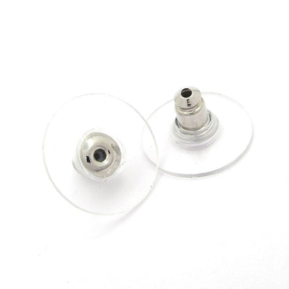 Chanel Earrings - Light Blue X Silver X Clear Perfume Bottle / Star