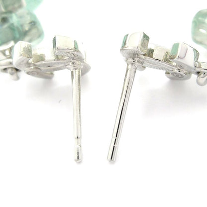 Chanel Earrings - Light Blue X Silver X Clear Perfume Bottle / Star