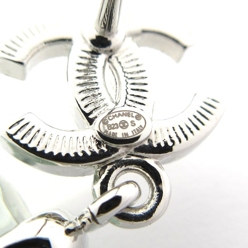 Chanel Earrings - Light Blue X Silver X Clear Perfume Bottle / Star