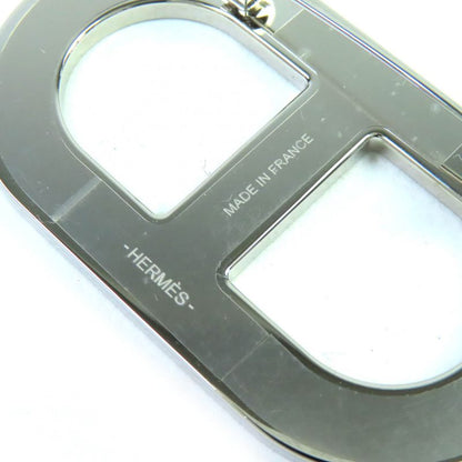 Hermes Chêne D'ancre Brooch Leather Silver Hardware Current Black With Box And