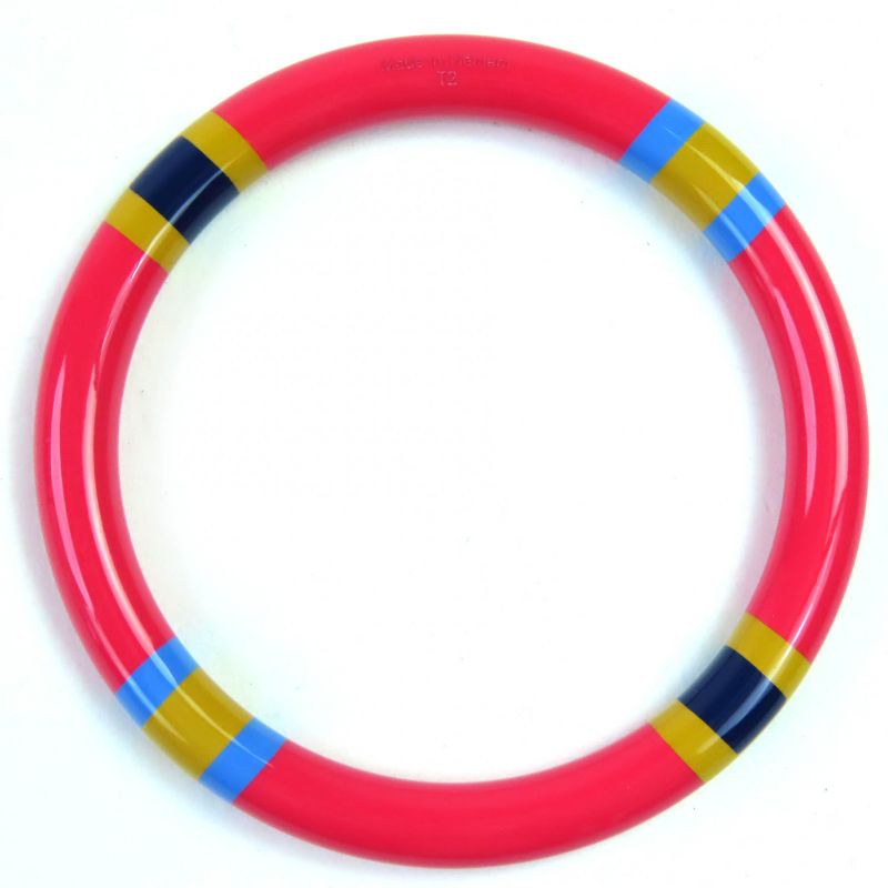 Hermes H Ekip PM Bangle Lacquerwood Bracelet Accessory Pink T2 With Box And