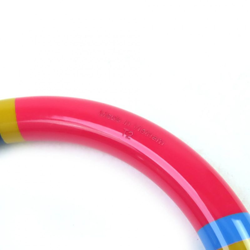 Hermes H Ekip PM Bangle Lacquerwood Bracelet Accessory Pink T2 With Box And