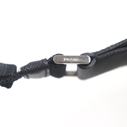 Prada 2vh021 Montagna Tessuto Saffianoleather Triangle Logo Triangle Plate