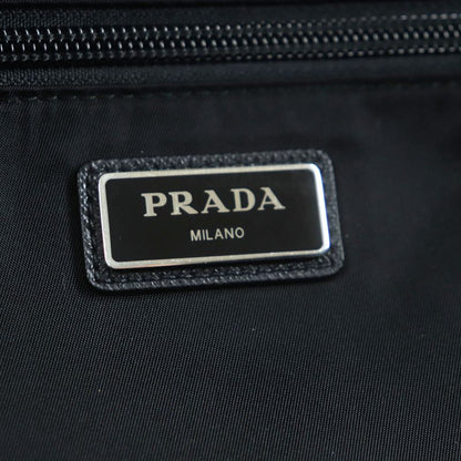 Prada 2vh021 Montagna Tessuto Saffianoleather Triangle Logo Triangle Plate