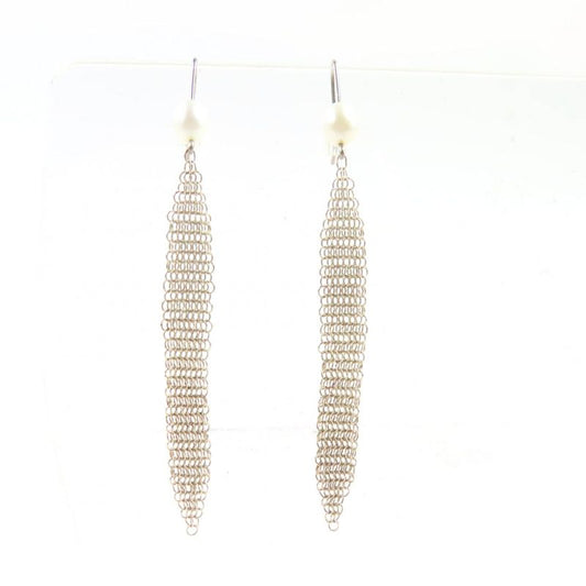 Tiffany & Co Tiffany & Co Elsa Peretti Mesh Tassel Earrings Ag925 Fresh Water