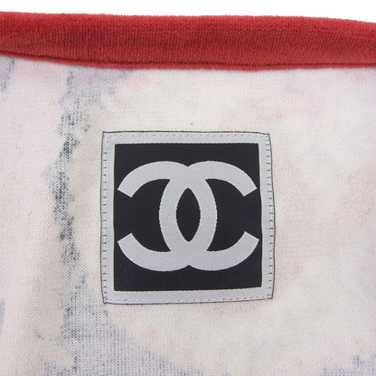 CHANEL 09P P35852 Coco Mark All-pattern Velour Dress Tunic Multi 42 Made In