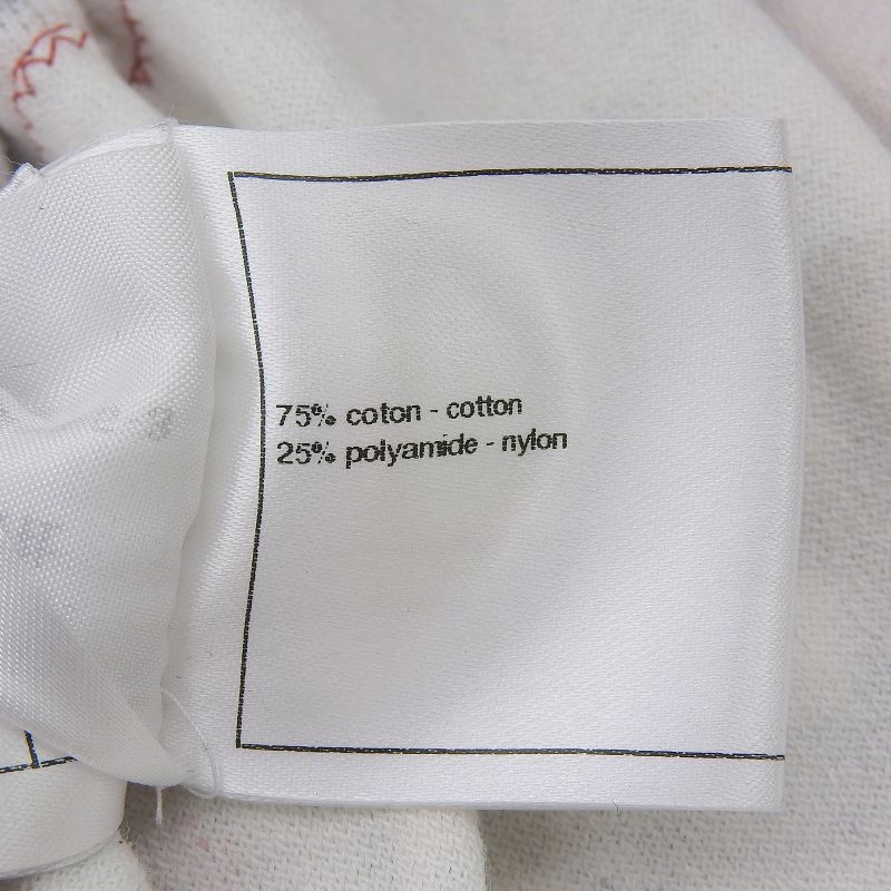 CHANEL 09P P35852 Coco Mark All-pattern Velour Dress Tunic Multi 42 Made In