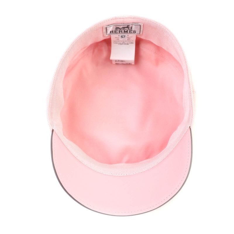 Hermes Deauville Plan Wear Serie Hardware Attached Leather Use Casket Pink 57